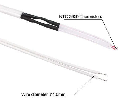 10 Termistores Ntc 3950 100k Ohm Hiletgo Para Impresoras 3d