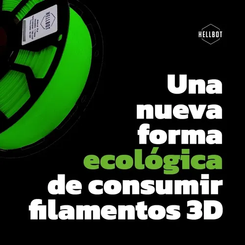 Filamento Pla 1.75mm Hellbot Ecofila – 1kg – Impresion 3d Color Menta Pastel