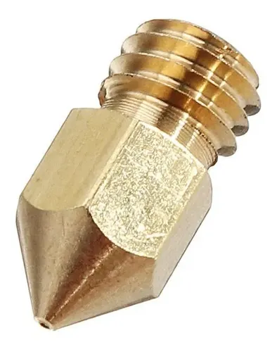 Nozzle Creality 3D Bronce V6 Rosca M6 0.5mm Hotend 1.75mm Impresora 3D