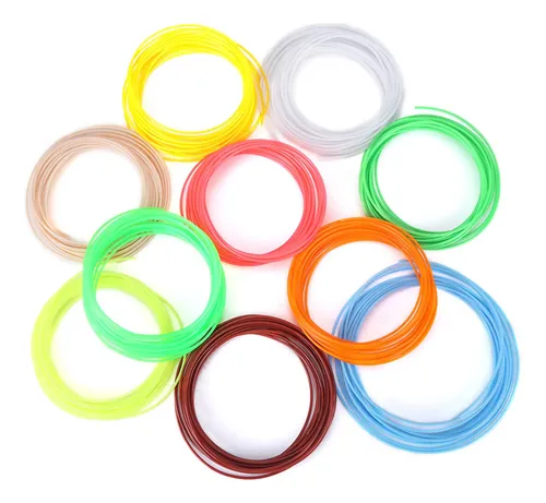 Recambios Pcl De Filamento 3d De 20 Colores De 1,75 Mm Para