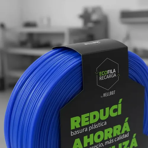 Filamento Pla Ecofila Impresión 3d 1,75mm 1kg Recarga