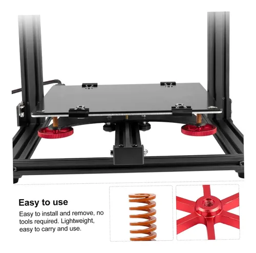 Kit 12 Tuercas Y Resortes Nivelador Cama Impresora 3d