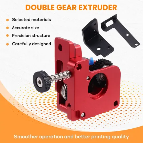 Kit Extrusor K1c Pro Con Soporte Y Engranaje Doble
