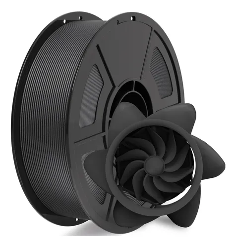 Filamento De Fibra De Carbono Iemai Pa6, 1,75 Mm, 1 Kg, Negr
