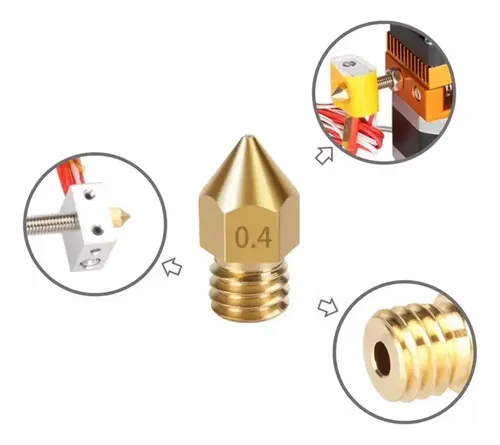 Nozzle Pico 0.4 Mm Mk8 Ender 3 Biqu B1 3d X10