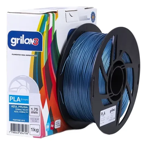 Filamento Pla Ingeo 1.75mm Grilon3 1kg – Impresora 3d Color Azul Prusia