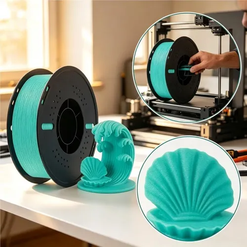 Filamento Pla Mate Verde 1 75mm 1kg Para Bambu Lab 3d