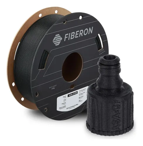 Filamento Polymaker Fiberon Asa-cf08 De 1,75 Mm Y 0,5 Kg, Co