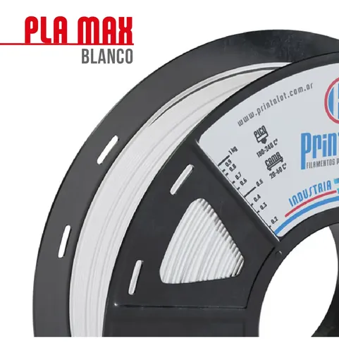 Filamento Para Impresoras 3d Pla Max 2,85 Mm :: Printalot Color Blanco