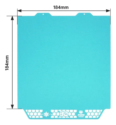 Placa De Impresión Biqu Panda Cryogrip Pro Glacier 184×184mm