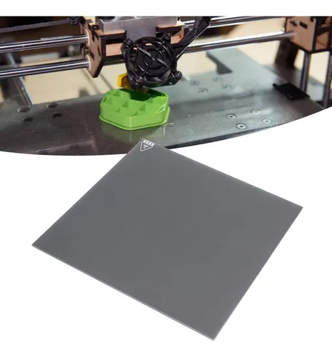 Placa De Vidrio 3d 350x350mm Adhesiva Para Impresora