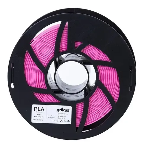 Filamento PLA Grilon3 1.75mm Rosa 1kg para Impresora 3D