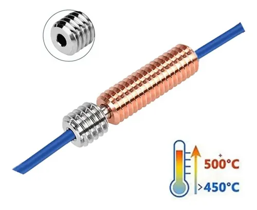 Garganta Heatbreak Bimetálica Mk8 For Hotend De Impresora 3d