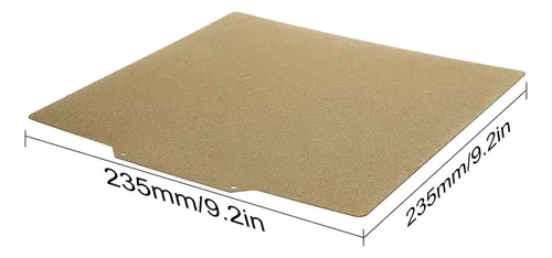 Hoja Pei 235x235mm Creality 3d Calentada Flexible
