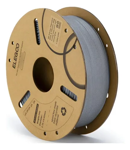 Filamento Elegoo Pla 1.75mm 1kg Color Gris