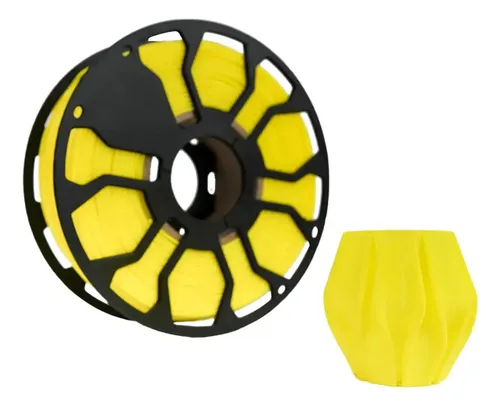 Filamento Pla Ecofila By Hellbot 1,75mm 1kg Impresión 3d Color Amarillo