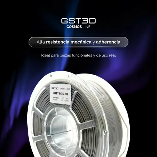 Filamento Petg High Speed Gst3d Cosmos 1kg 1.75mm Beige