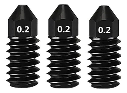 Boquilla De Acero Endurecido De 3 Piezas De 0,2mm For A1mini