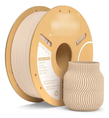 Filamento 3d Pla Mate 1.75mm X 1kg Elegoo Color Beige