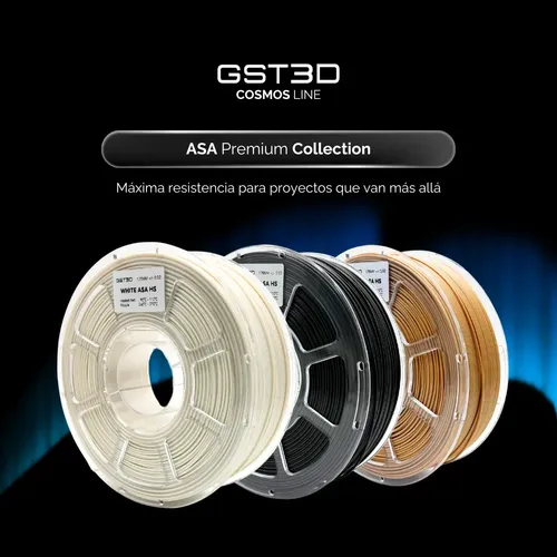 Filamento Asa High Speed Gst3d Cosmos 1kg 1.75mm Latte
