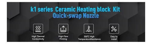 Impresora 3d Hotend K1 K1c Kit Hotend De Cerámica Quick Sw