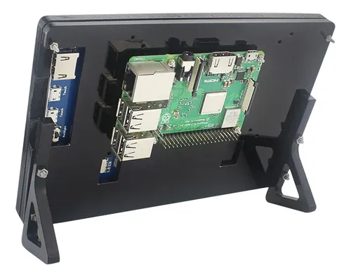 Estuche De Plástico Para Pantalla Lcd De 7 Pulgadas Con Soporte Y Tornillos Para