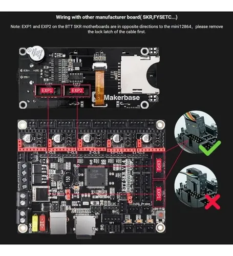 Pantalla Lcd Lateral De Tarjeta De Inserción Mini12864 V3.0