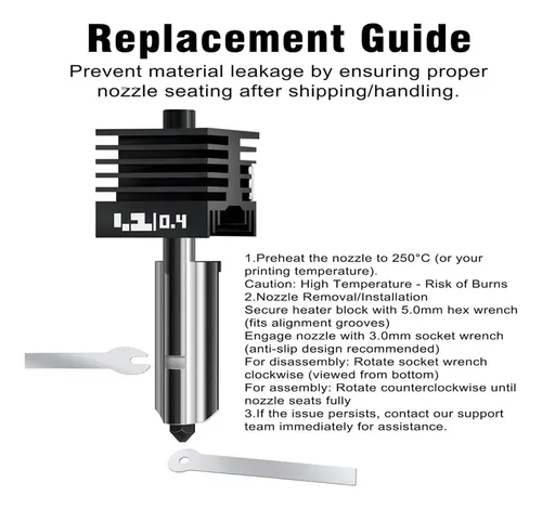 Kit Hotend De 0,4 Mm Mejorado Para H2d/h2s/h2c/p2s, Alta Tem