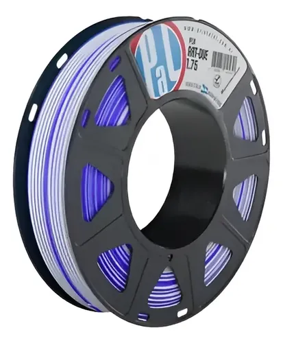 Filamento Pla Art Due 1.75mm Printalot – 250gr -impresion 3d Color Blanco/azul