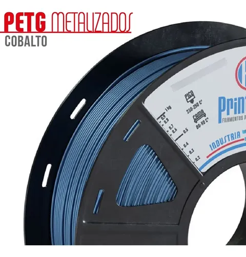 Filamento Para Impresoras 3d Petg X 1kg Full :: Printalot Color Cobalto Ø 1,75 mm