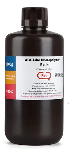 Resina Elegoo Tipo Abs 1 Kg Impresora 3d