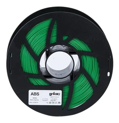 Filamento 3D ABS 1.75mm 1kg Blanco Grilon3 para Impresora 3D
