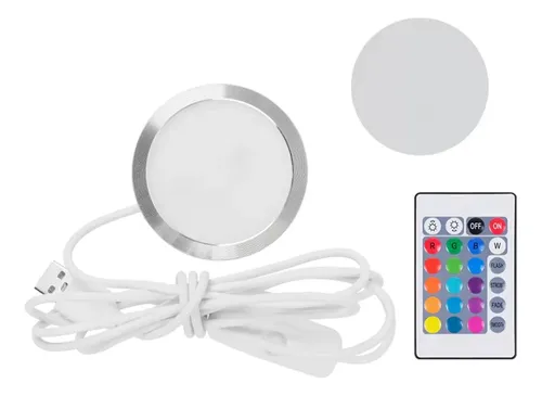 Modelo De Impresión 3d Con Luz Led, Foco Led Multicolor Adj