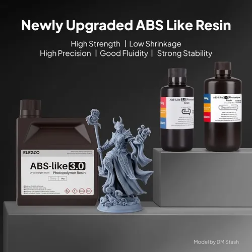 Resina Elegoo Tipo Abs 3.0 De Alta Resistencia Para Impresió