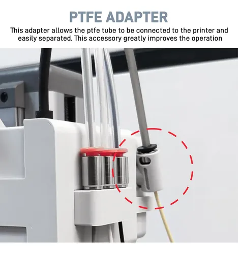 Adaptador De Ptfe Para Accesorios De Impresora 3d Bambu Lab