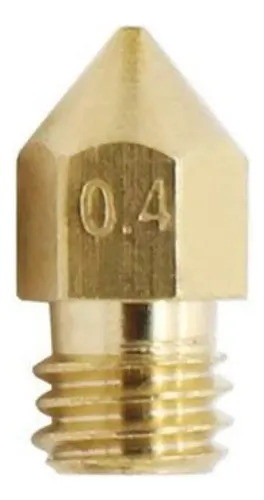 Nozzle 0.4 Mm M6 Bronce Hotend Mk8 Ender Cr Stw