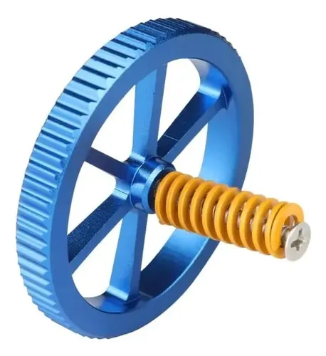 Perillas Metal Nivelado Con Resortes Cama Caliente Azul