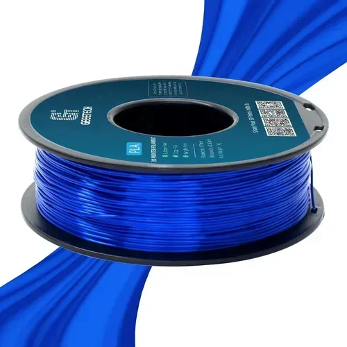 Filamento Pla Seda Metalizado Azul Real 1 75mm 1kg Plateado